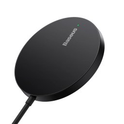 Baseus Simple Mini3 15W USB-C vezeték nélküli töltő fekete színben