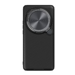 NILLKIN CAMSHIELD PROP szilikon telefonvédő (ütésállóság, kameravédő, kitámasztó, csíkos) FEKETE Xiaomi 15 Ultra