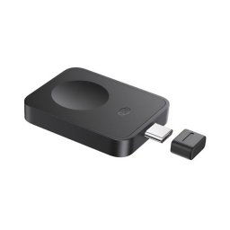 BASEUS MAGPRO asztali töltő Type-C (2.5W, PD gyorstöltő, wireless, Apple Watch töltő) FEKETE