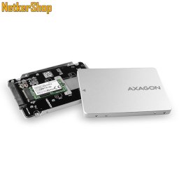 AXAGON RSS-M2SD SATA 3-M.2 SATA belső M.2 SSD mobilrack (2 év garancia)