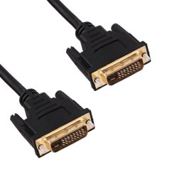 DVI-D (24+1) kábel 1.8m fekete Akyga (AK-AV-06)