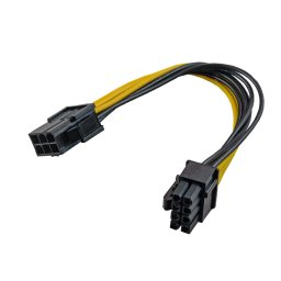 Belső PCI Express tápkábel 6 tűs / 6+2 tűs 0.2m Akyga (AK-CA-07)