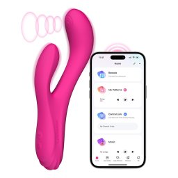 Lovense - Osci 3 okos, pulzációs G-pont vibrátor csiklóággal (rózsaszín) (APP-os)