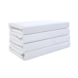 Pamut lepedő DELUXA 145x245 cm fehér