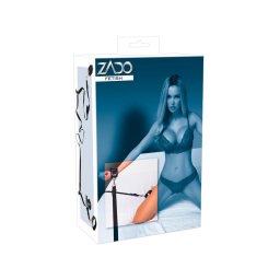 ZADO - bőr ágyhoz kötöző szett (fekete)