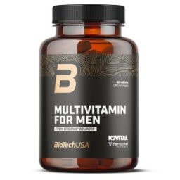 BioTech USA Multivitamin for Men szerves forrásból tabletta - 60db