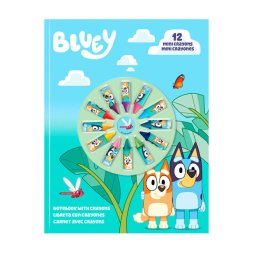 Bluey Life füzet + mini zsírkréta szett