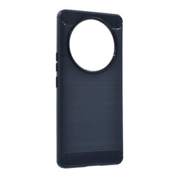 Szilikon telefonvédő (ütésállóság, légpárnás sarok, szálcsiszolt, karbon minta) SÖTÉTKÉK Honor Magic7 Lite