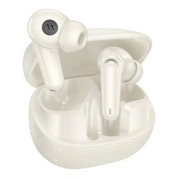 HOCO EQ23 bluetooth fülhallgató SZTEREO (v5.4, TWS, mikrofon + töltőtok) KRÉM