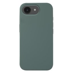 PROTEMIO LIQUID SILICONE Fedél a Apple iPhone 16e sötétzöld