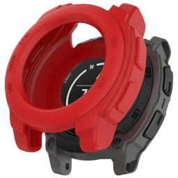 TPU HALF COVER Fedél a Garmin Instinct E 45mm piros