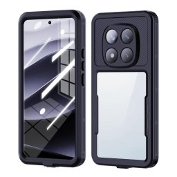 SOLID IP68 Kétoldalas burkolat a Xiaomi Redmi Note 14 Pro 5G fekete