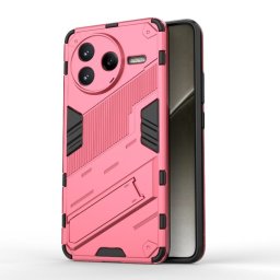 BIB Védőhuzat állvánnyal Xiaomi Poco F7 Pro rózsaszínhez