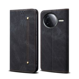DENIM pénztárcahuzat Xiaomi Poco F7 Pro fekete