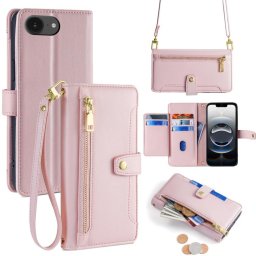 PASTEL Pénztárca tok Apple iPhone 16e rózsaszínhez