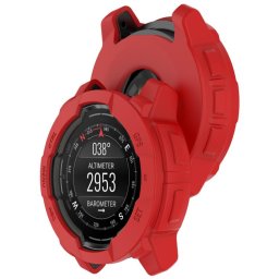 TPU HALF COVER Fedél a Garmin Instinct 3 45mm piros