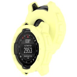 TPU HALF COVER Fedél a Garmin Instinct 3 45mm sárga