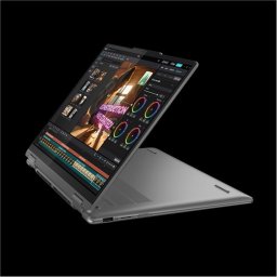 LENOVO Yoga 7 laptop, 14 WUXGA Cu5-125H, 16GB, 512GB, Win11 Home, szürke PN: 83DJ0028HV