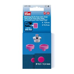 Prym szerszám készlet 9 és 12,4 mm-es műanyag patentok beütésére, 673133