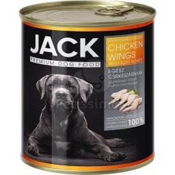 Jack kutyakonzerv csirkeszárnyakkal 800 g