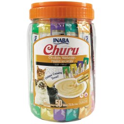 INABA Cat Churu Püré - csirke mix 50 db 50 x 14 g