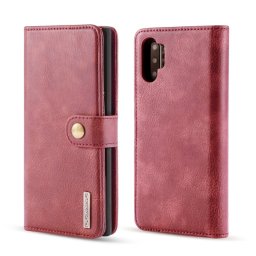 DG.MING Wallet tok 2 az 1-ben Samsung Galaxy Note 10 Plus piros