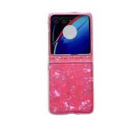 PEARL Védőburkolat Motorola Razr 50 RED PINK-hoz