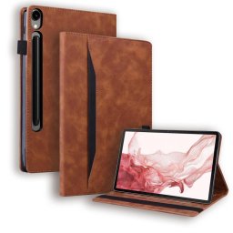 FLATY Flip tok Samsung Galaxy Tab S10 FE+ barna