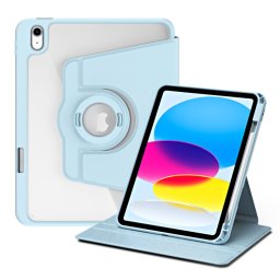 CRYSTAL FLEXI 2 az 1-ben Flip tok Apple iPad 2025 / iPad 2022 világoskékhez