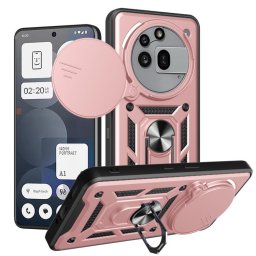 RING KAMERA Borító tartóval a Nothing Phone (3a) Pro rózsaszínhez