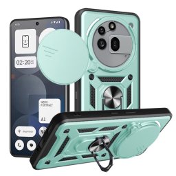 RING KAMERA Fedél a Nothing Phone (3a) Pro tartóval zöld