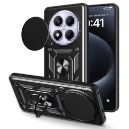 RING KAMERA Borító tartóval Xiaomi Redmi Note 14 Pro fekete