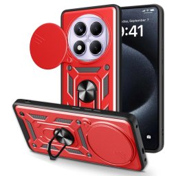 RING KAMERA Borító tartóval Xiaomi Redmi Note 14 Pro piros