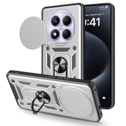 RING KAMERA Borító tartóval Xiaomi Redmi Note 14 Pro ezüst