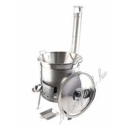 45cm Rozsdamentes bográcsház + 40liter rozsdamentes üst 10részes