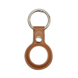 LEATHER Tok a Apple AirTag számára barna
