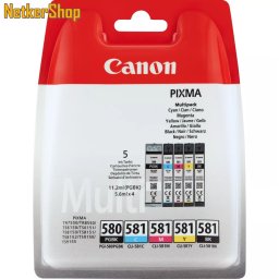 Canon PGI-580/CLI-581 Multipack PGBK,C,M,Y,BK (2078C005) eredeti tintapatron (1 év garancia)