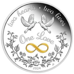 "One Love" 2025 - 1 Oz - ezüst ajándék érme