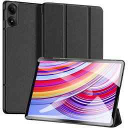 Xiaomi Redmi Pad Pro (12.1) / Redmi Pad Pro 5G (12.1), mappa tok, Trifold, Dux Ducis Domo, fekete