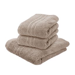 COMFORT bézs 2db fürdőlepedő 70x140 cm, 100% pamut