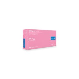 Mercator nitrylex® pink rózsaszín orvosi púdermentes nitril kesztyű - L - rózsaszín
