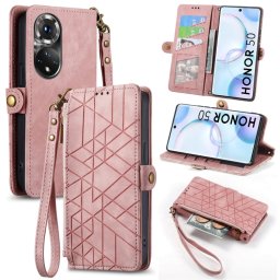 GEOM Wallet tok Honor 50 / Huawei Nova 9 rózsaszín telefonhoz