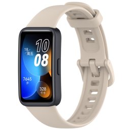 SILICONE Cserélhető szíj a Huawei Band 10 / Band 9 bézs színhez