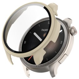 PC FULL COVER Műanyag borítás üveggel Amazfit Balance bézs színhez