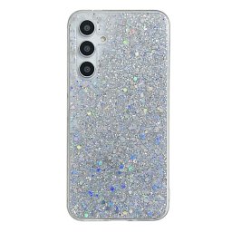 GLITTER Védőburkolat Samsung Galaxy A34-hez 5G ezüst