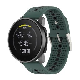HOLE Szilikon szíj a Suunto Race / Suunto Race S-hez sötétzöld