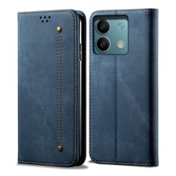 DENIM Pénztárcahuzat Xiaomi Redmi Note 13 kék színben