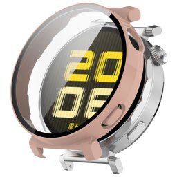 TELJES FEDÉS Műanyag borítás üveggel Huawei-hoz Watch GT 5 41mm rózsaszín