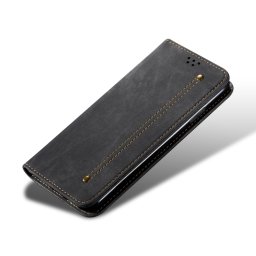 DENIM Pénztárcahuzat Honor Magic7 Pro 5G-hoz fekete