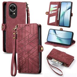 GEOM pénztárca tok Huawei Nova 13 piros